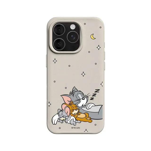 【RHINOSHIELD 犀牛盾】iPhone 16系列 SolidX 強化吸震緩衝防摔手機殼/睡覺好夥伴(湯姆貓與傑利鼠)