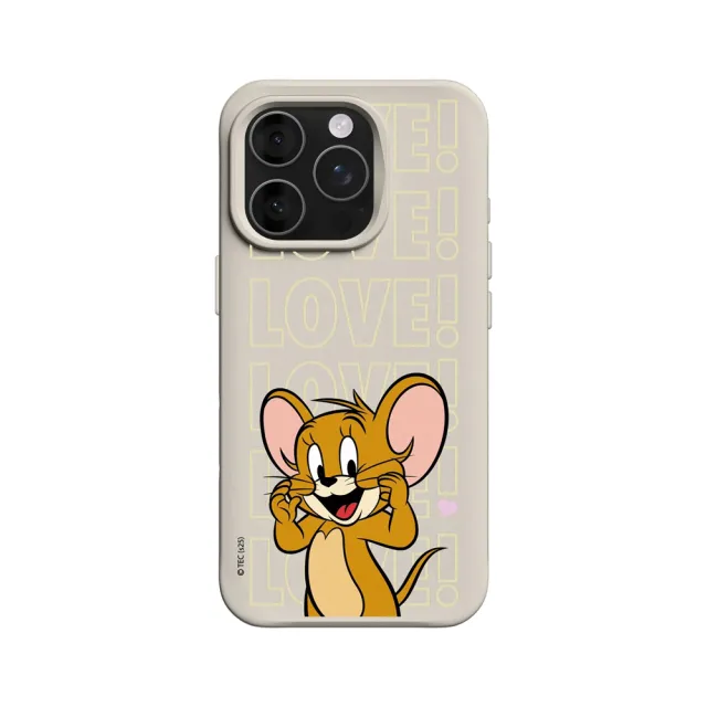 【RHINOSHIELD 犀牛盾】iPhone 16系列 SolidX 強化吸震緩衝防摔手機殼/傑利鼠愛心(湯姆貓與傑利鼠)