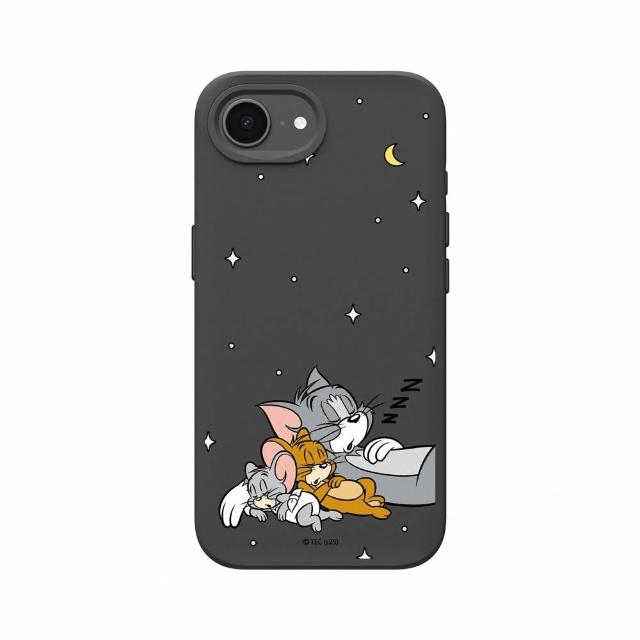 【RHINOSHIELD 犀牛盾】iPhone 16e/17e SolidSuit 經典防摔背蓋手機殼/睡覺好夥伴(湯姆貓與傑利鼠)