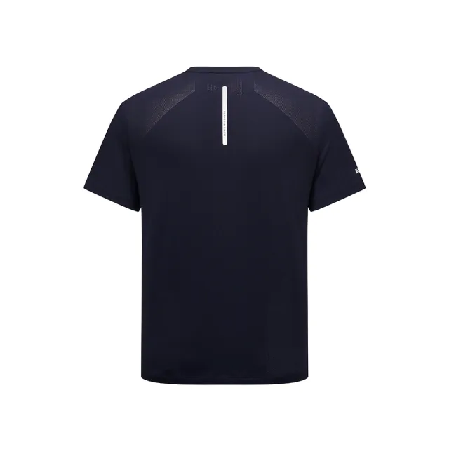 【K-SWISS】運動短袖 MS JACQUARD T 圓領 上衣 男款 深藍色 1012065-499