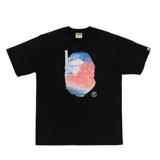UKIYO-E X A BATHING APE 葛飾北齊 富士山 黑色 BAPE 1L73110917-BK