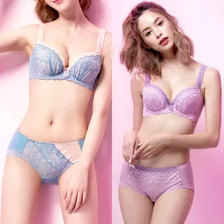 【Wacoal 華歌爾】華歌爾/莎微 2件組 美背無痕、集中托高、完美胸型內衣(任選款)