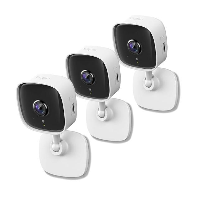 (三入組)【TP-Link】Tapo C110 2K 300萬畫素WiFi無線網路攝影機/監視器 IP CAM