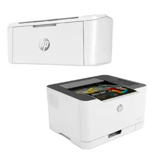 【HP 惠普】官方直營 LaserJet M111w單功黑白雷射印表機(列印)+ Color Laser 150a單功彩色雷射印表機(列印)