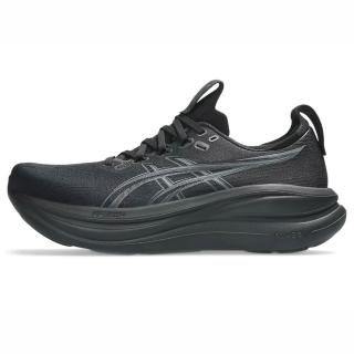 【asics 亞瑟士】GEL-Nimbus 28 4E 男 慢跑鞋 超寬楦 跑鞋 路跑 黑(1011C145-001)