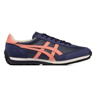 【Onitsuka Tiger】鬼塚虎 墨藍底粉虎爪紋 EDR 78 休閒鞋 (1183B411-400)