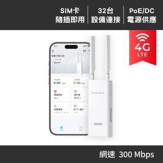 【Mercusys 水星】MB118-4G SIM卡分享器 室內/室外 4G LTE路由器 Wi-Fi分享器 隨插即用