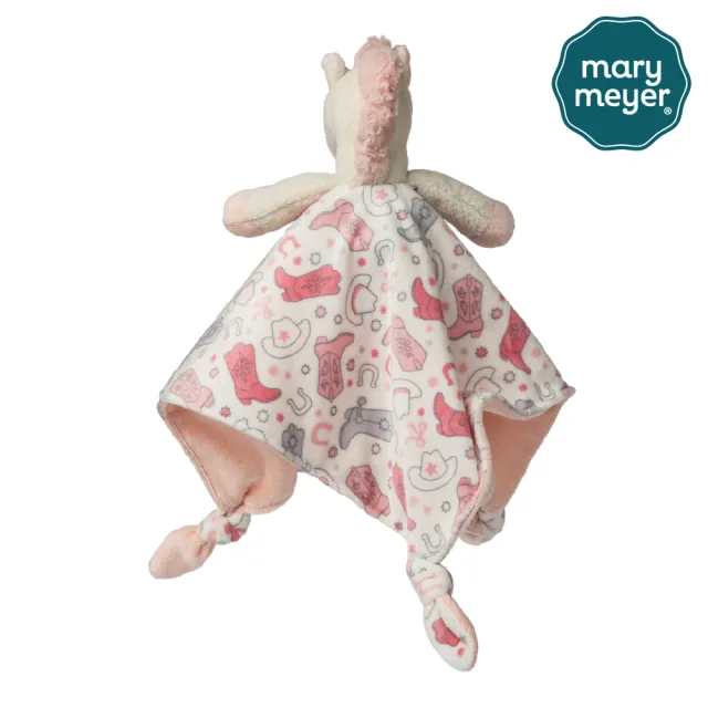 【Mary Meyer】柔軟安撫巾-甜粉牛仔馬(寶寶安全感 彌月禮 寶寶禮 寶寶最愛)