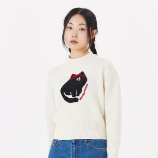 【Mark Gonzales】女裝 NECO 針織衫-米白色