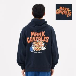 【Mark Gonzales】男女同款 南瓜帽T-深藍色