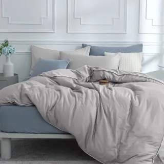 【DON】長絨棉兩用被床包枕套組單人/雙人/加大-時光漫旅-多款任選(300織)