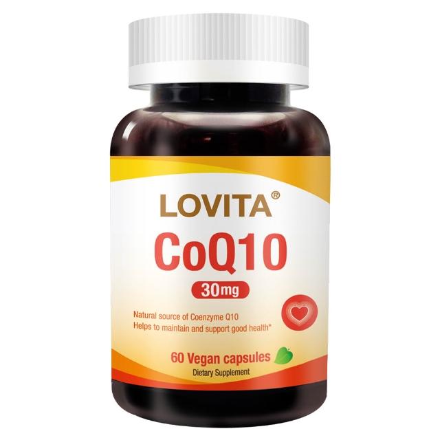【LOVITA 愛維他】輔酵素Q10素食膠囊30mg(60顆)