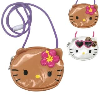 【小禮堂】Sanrio 三麗鷗 Hello Kitty 皮質造型斜背包 千禧Y2K