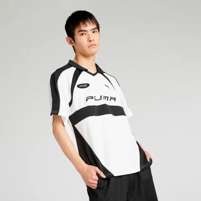 【PUMA官方旗艦】流行系列足球風短袖Polo衫 男女共同 63124202