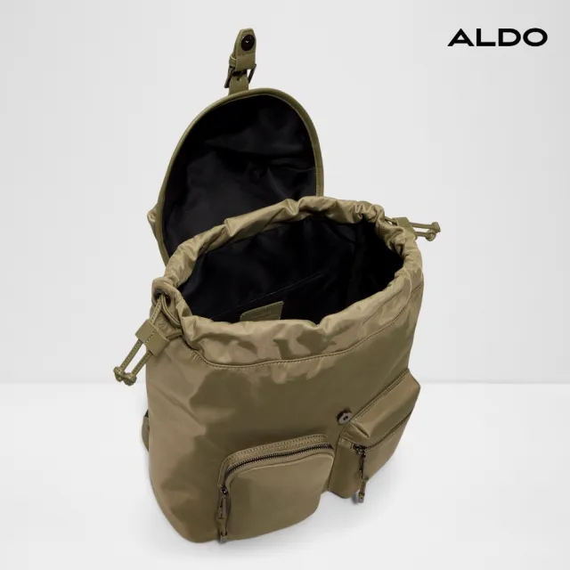 【ALDO】GREIRON-簡約多口袋後背包(綠色)