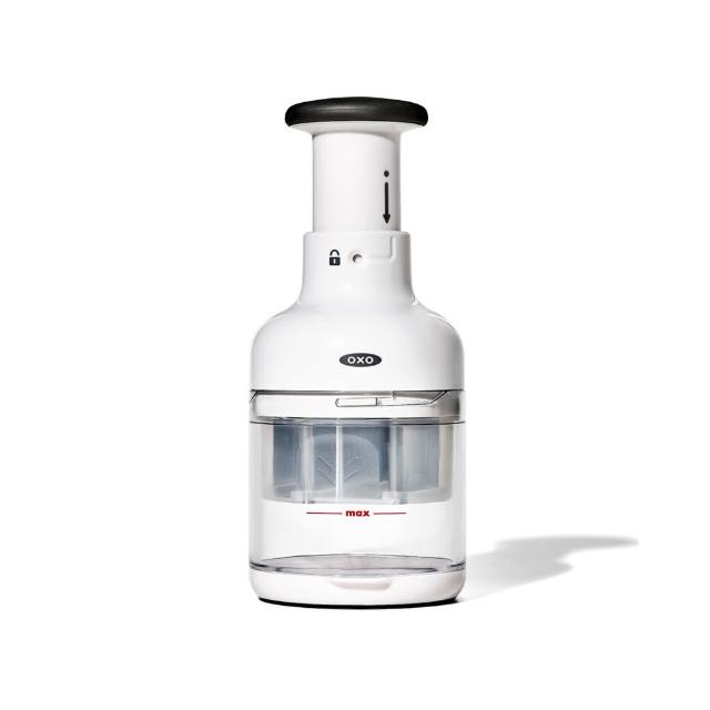 【OXO】好好壓切碎器(輕鬆切碎 適用蒜頭 洋蔥 堅果 等各式食材)