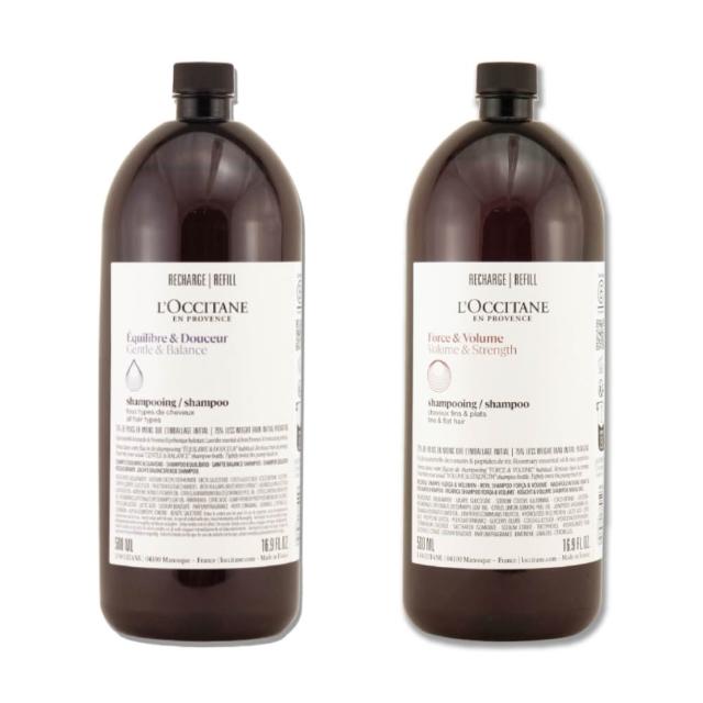 【L’Occitane 歐舒丹】草本強韌洗髮乳補充瓶 500ML（國際航空版）