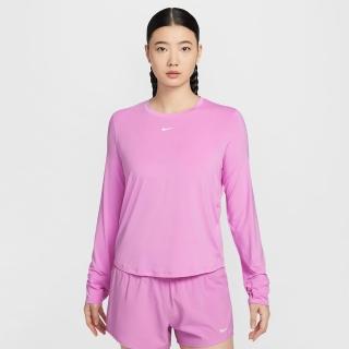 【NIKE 耐吉】長袖上衣 女 快乾 AS W NK ONE CLASSIC DF LS TOP 粉 FN2802-503