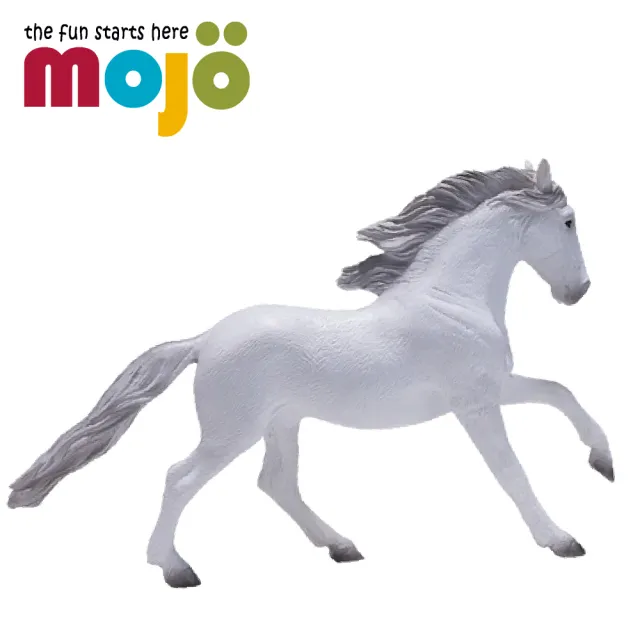 【Mojo Fun】動物模型-盧西塔諾馬_灰色(恐龍/公仔/動物/模型/玩具)