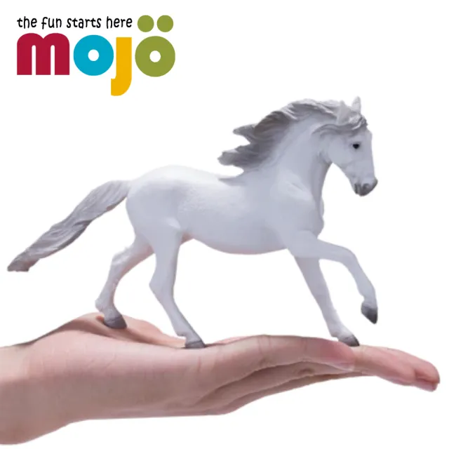 【Mojo Fun】動物模型-盧西塔諾馬_灰色(恐龍/公仔/動物/模型/玩具)