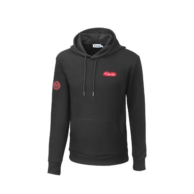 【K-SWISS】連帽長袖 TW HOODIE 2 帽T 口袋 男款 黑色 1012497-001