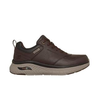 【SKECHERS】Arch Fit Crosser 男 休閒鞋 防水 支撐 舒適 棕(205347CHOC)
