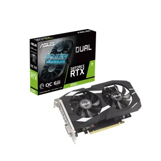 【ASUS 華碩】DUAL-RTX3050-O6G 顯示卡+華碩 TUF Gaming P1 滑鼠墊