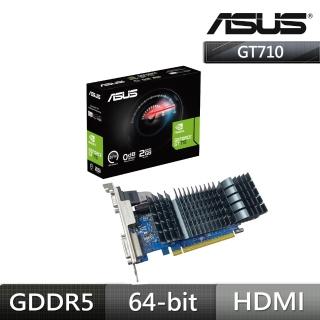 【ASUS 華碩】GT710-SL-2GD5-BRK-EVO 顯示卡+華碩 雪原豹電競滑鼠墊