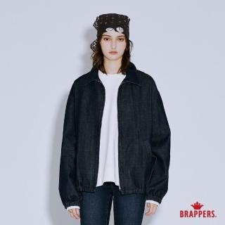 【BRAPPERS】女款 全棉落肩牛仔外套-深藍
