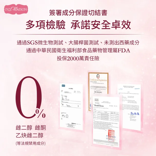 【IvyMaison】美胸雙效魅力套組(雙效糖*4+專利Volufiline 升級版30ml*2)