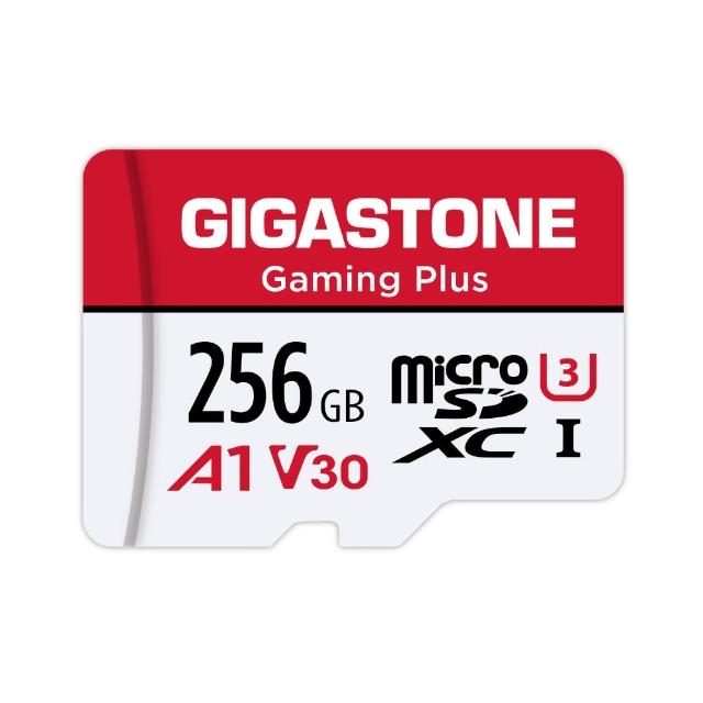 【Gigastone 立達國際】A1 V30 256GB 遊戲 影像 記憶卡 Gaming Plus(台灣製/Switch/GoPro/microSD)