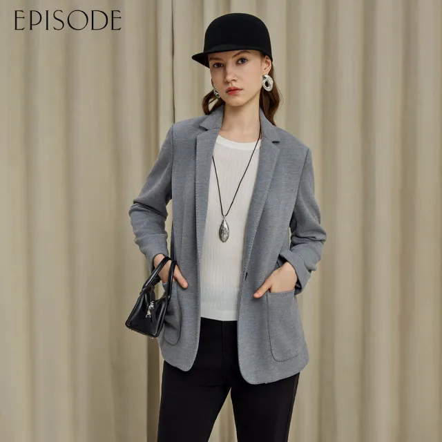 【EPISODE】通勤舒適百搭單粒扣西裝外套154010