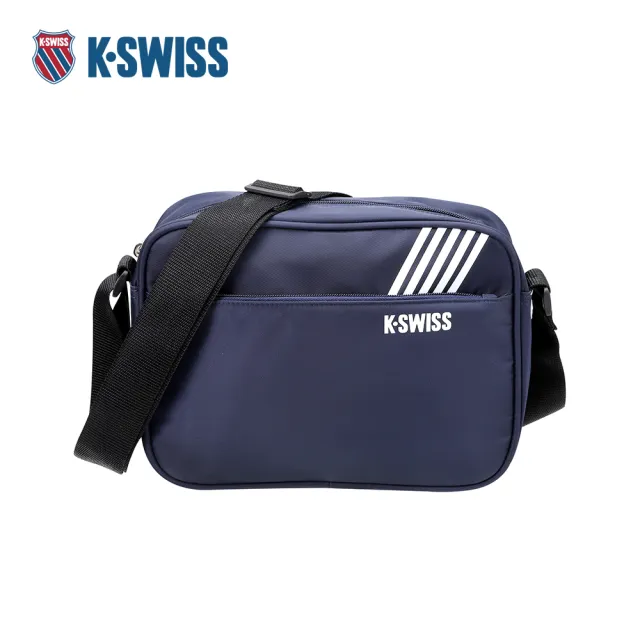 【K-SWISS】斜背包 23FW SHOULDER BAG 1 運動 肩背包 中性 男款 女款 藍色 BG359-426
