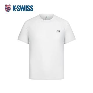 【K-SWISS】運動T恤 SHIRTKC7522MFTS38 吸濕排汗 男上衣 銀狐灰色 1011650-080