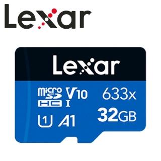 【Lexar 雷克沙】32GB microSDHC UHS-I A1 U1 V10 633x 記憶卡