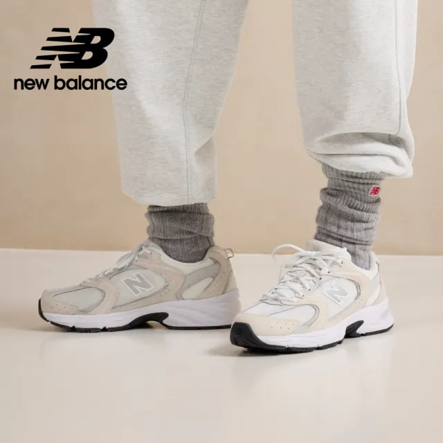 【NEW BALANCE】NB 530復古鞋/運動鞋_女鞋/男鞋_白灰色_MR530CE-D