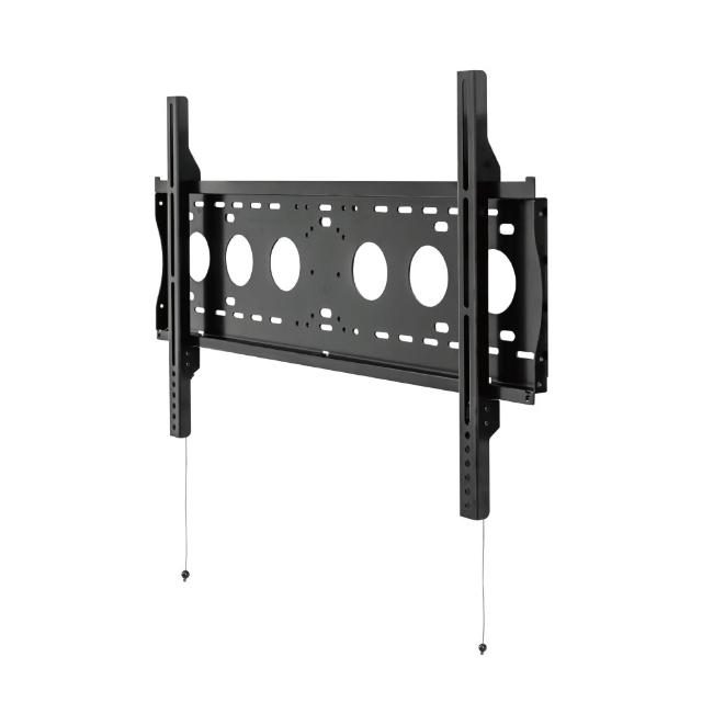 EGLS6540 壁掛架採用鋼材製成，背板寬厚具備強大的牆面咬合力，適合安裝家電、冷氣、視聽、按摩等裝置。具備VESA安裝孔位，最大700x450mm，最小100x100mm，自動鎖易拆卸設計，避免側滑脫落，節約空間且美觀。產品尺寸為836x250x54mm，適合多種裝潢風格。