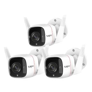 (三入組)【TP-Link】Tapo C310 3MP 300萬畫素戶外WiFi無線網路攝影/ 監視器 IP CAM(IP66防水)