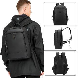 【KEDDY】商務電腦包-男生背包-後背包-皮革背包-黑色背包-大空間背包-日常包包-可收納筆電-