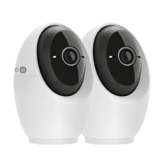 (雙入組)【TP-Link】4K 800萬畫素 AI智慧偵測 人臉辨識 可旋轉 無線網路監視器 支援512GB(Tapo C260)