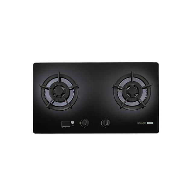 【SAKURA 櫻花】二口大面板智控易清檯面爐(G2627GB 原廠保固原廠基本安裝)
