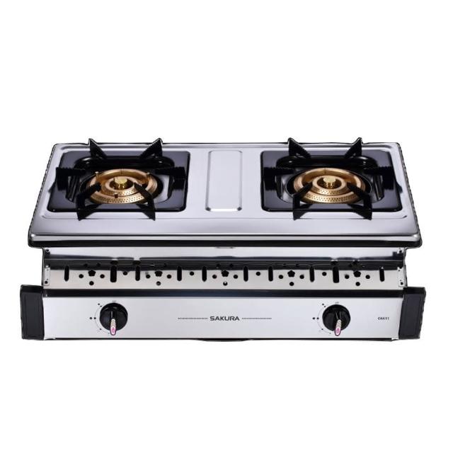 【SAKURA 櫻花】三環銅爐頭安全爐(G6611 原廠保固原廠基本安裝)