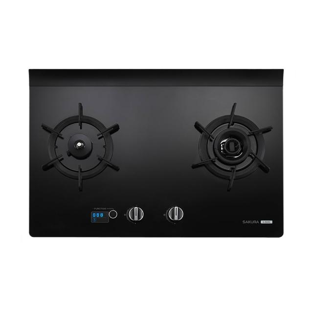【SAKURA 櫻花】智能雙炫火二口玻璃檯面爐(G2928G 原廠保固原廠基本安裝)