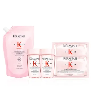 【KERASTASE 巴黎卡詩】粉漾芯生髮浴清爽型 500ml補充包(洗髮精/控油/頭皮保養/蓬鬆/養髮)