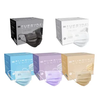 【天天】3倍透氣 成人平面醫用口罩6盒組(50入/盒 共300片)
