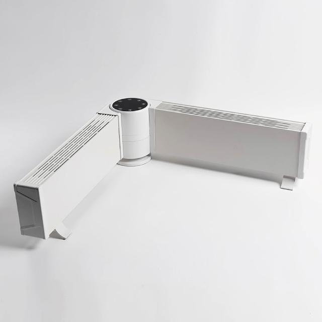 【嘉儀】可調式雙翼式對流電暖器 KEB-222(180度雙側出風/兒童安全鎖/24小時預約關機/觸控面板/搖控功能)