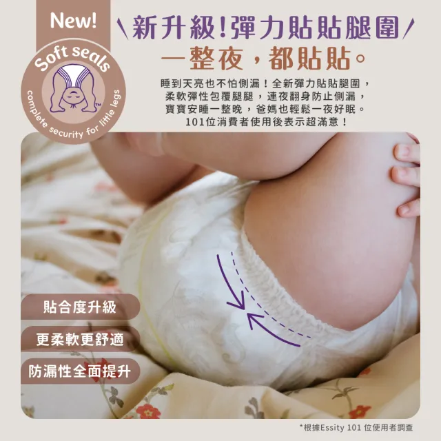 【麗貝樂】TOUCH 嬰兒黏貼型紙尿褲4-7號包購