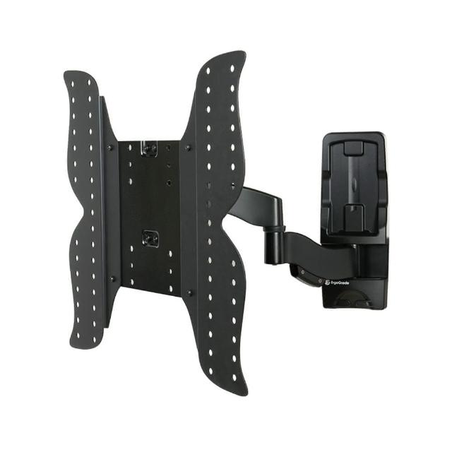 ErgoGrade EGAE244A 是一款適用於27至50吋螢幕的單螢幕支架，支援最大25kg載重，符合國際VESA安裝標準。採用鋼材製成，結構穩固耐用，黑色系設計簡潔時尚，淨重4.47kg，產品尺寸為455 x 444 x 376mm，適合辦公室或家庭使用。