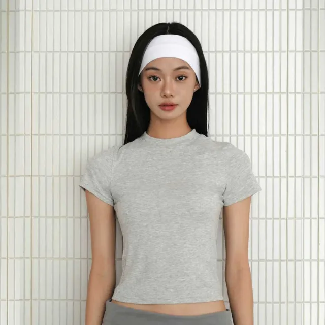 【24HRS】Cloud-soft秒瘦掐腰無可挑T( 上衣 百搭T 素色 短袖 T恤 T-shirt )