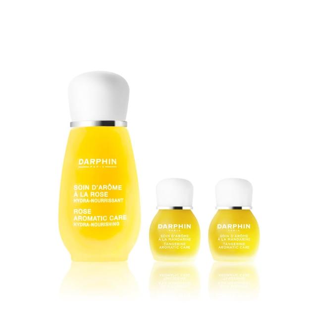 【DARPHIN 朵法】玫瑰精露舒緩亮澤組(玫瑰芳香精露15ml/雙11限定)
